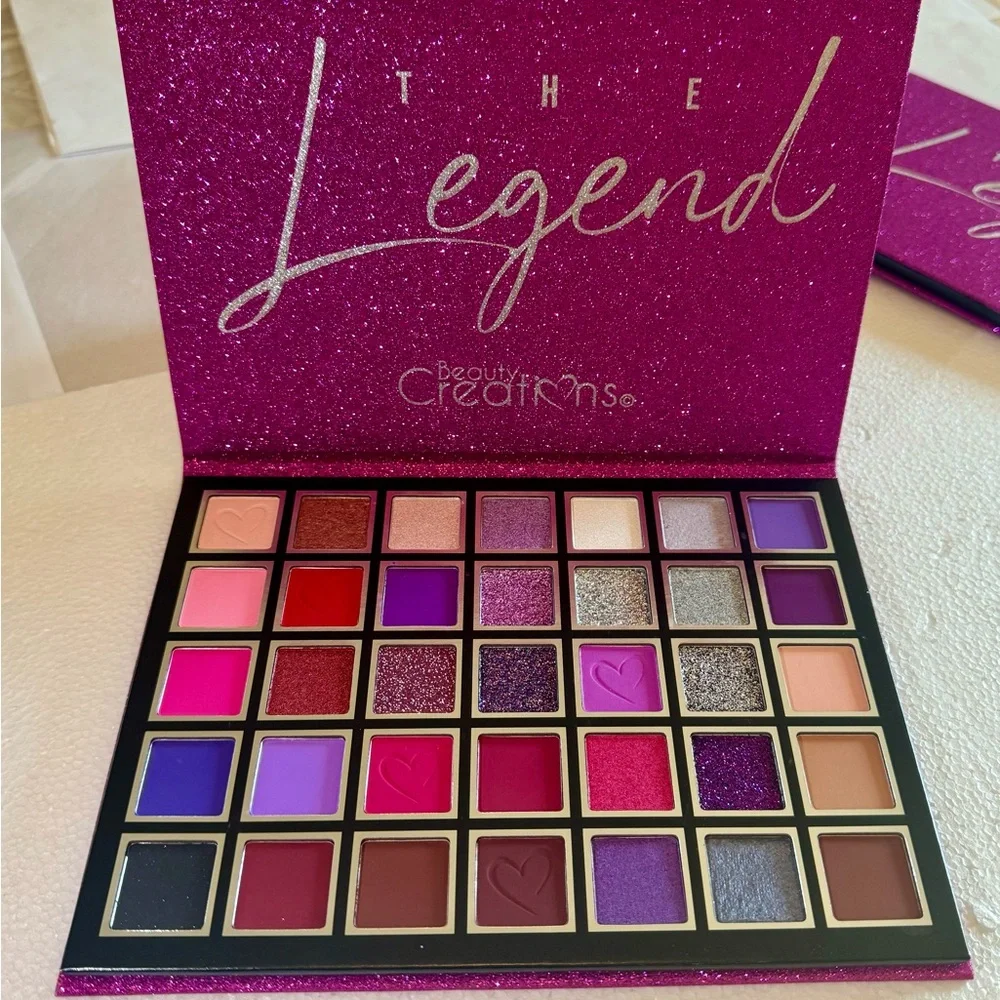 Legend Eyeshadow Palette 35 Colors Mattes Shimmers and Pressed Glitters